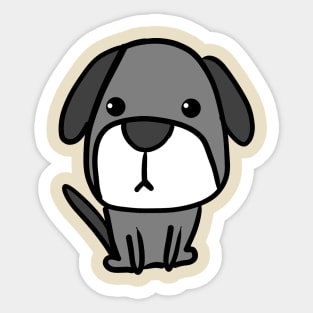 The Dog Grey Sticker